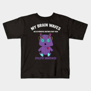 epilepsy awareness month - epilepsy warrior and epilepsy fighter support Kids T-Shirt